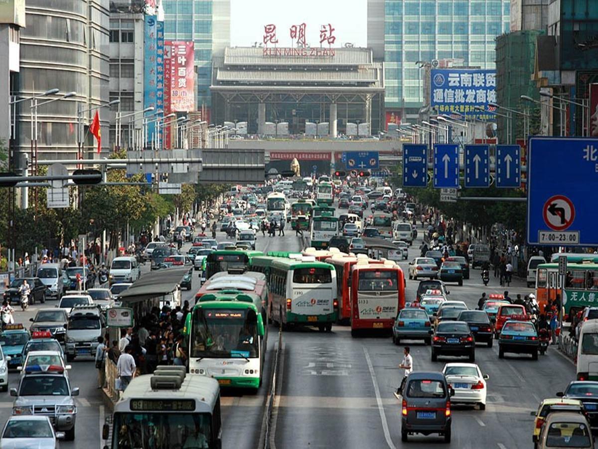 Bai Nian Sheng Shi Hotel Kunming Eksteriør bilde